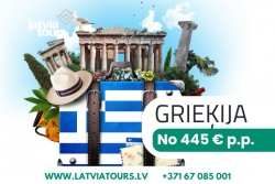 Grieķija šovasar – 4 galamērķi! Latvia Tours